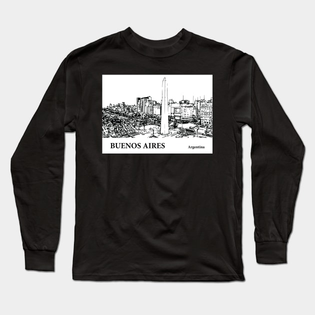 Buenos Aires - Argentina Long Sleeve T-Shirt by Lakeric